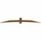 Ekena Millwork Bellingham Timber Gable Bracket, Western Red Cedar, 96"W x 16"H x 1 1/2"D x 5 1/2"F, 4/12 Pitch GBW096X16X0206BEL00SWR - alternate 4